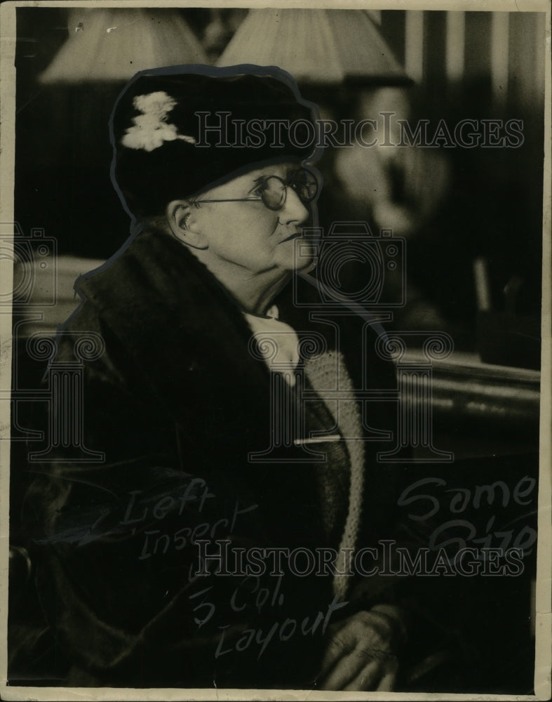 1925 Press Photo Mrs. Sophie Mavs - neo07662