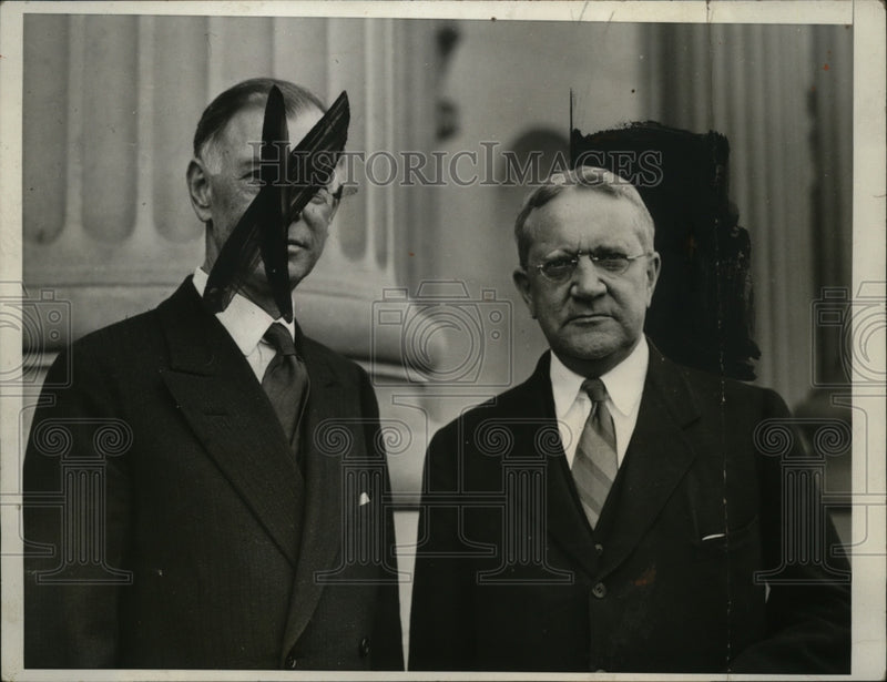 Load image into Gallery viewer, 1931 Press Photo Senators George H. Moses &amp; Key Pittman - neo07726
