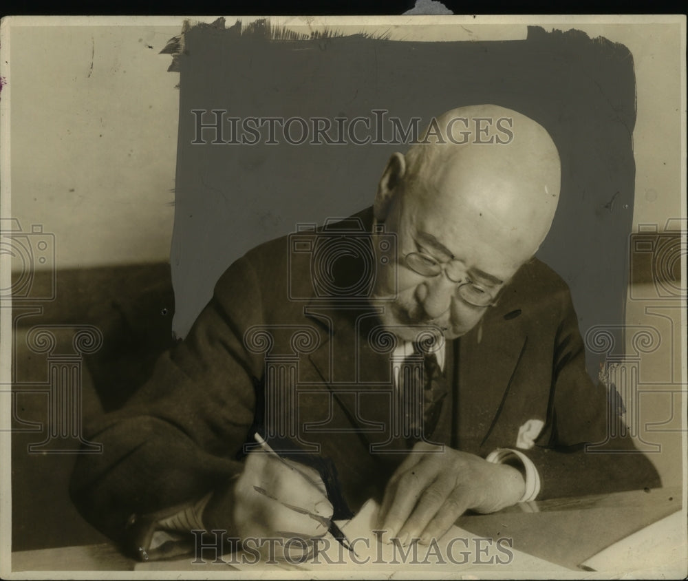 1927 Press Photo Captain ThomasHaskell of Portland, Maine - neo07817