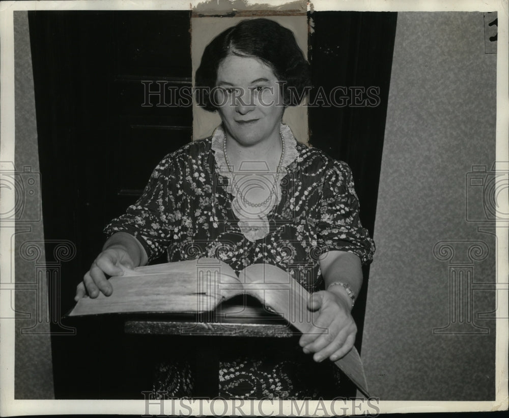 1938 Press Photo Elizabeth Gratt - neo07827