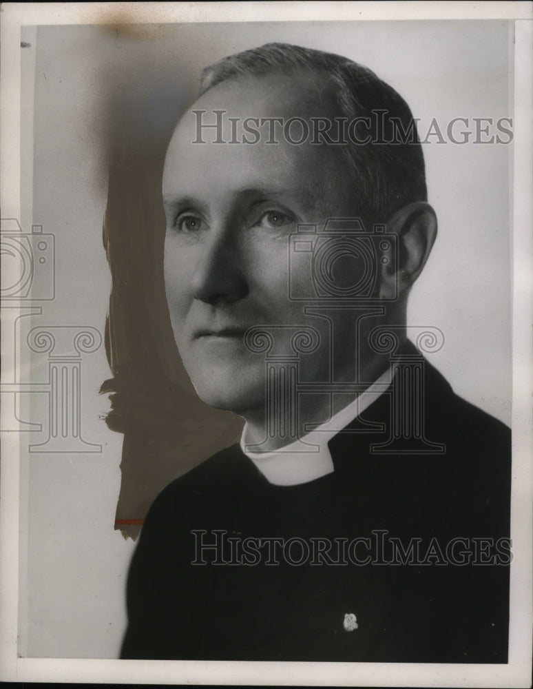 1953 Press Photo Dr. C. Leslie Glenn of St. John's Episcopal Church, Washington