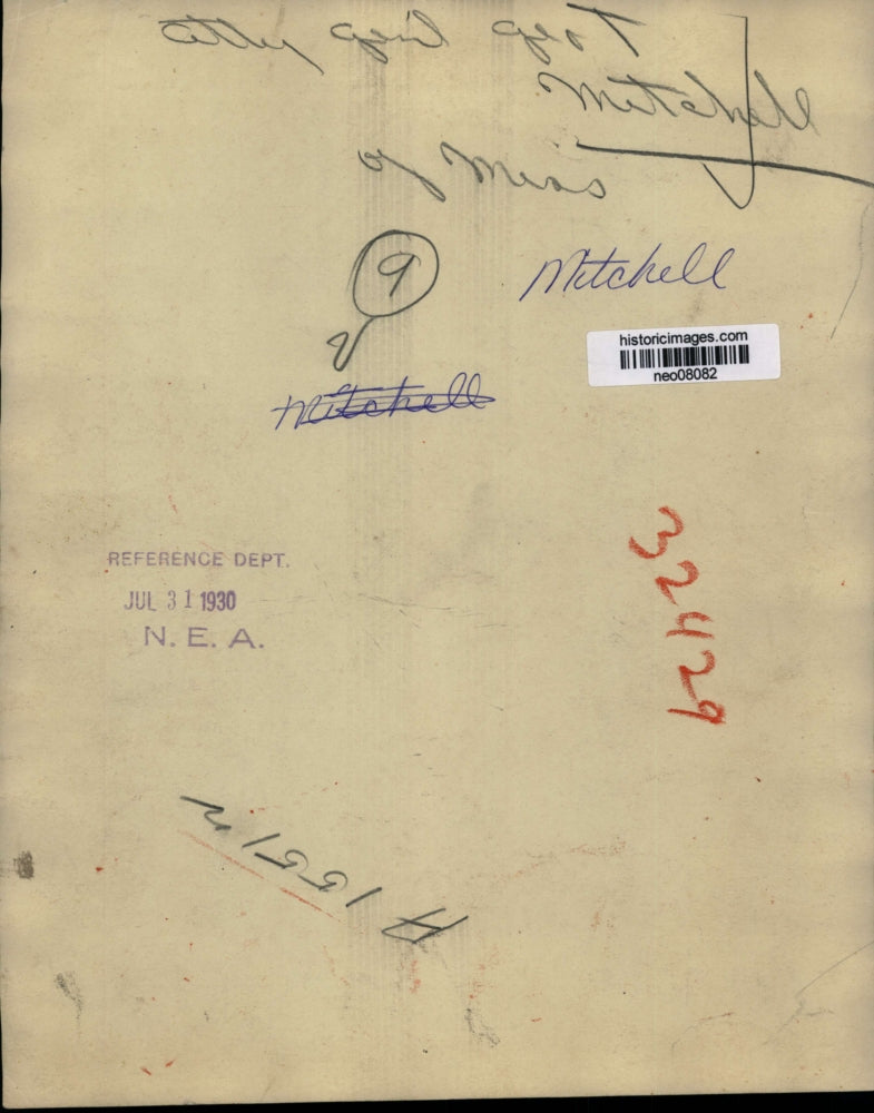 1930 Press Photo George Mitchell for Governor of Massachusetts - neo08082