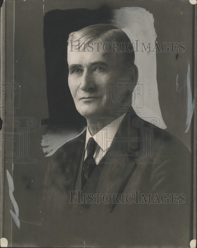 1922 Press Photo Harvey Woodard, secy of Syracuse Central Trades/Labor Assembly