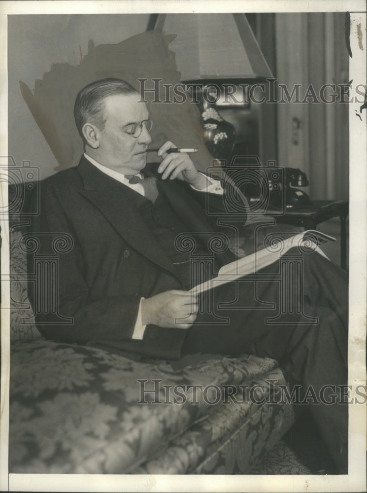 1933 Press Photo Robert Dunham Probably Amb. to Germany under Roosevelt Admin.
