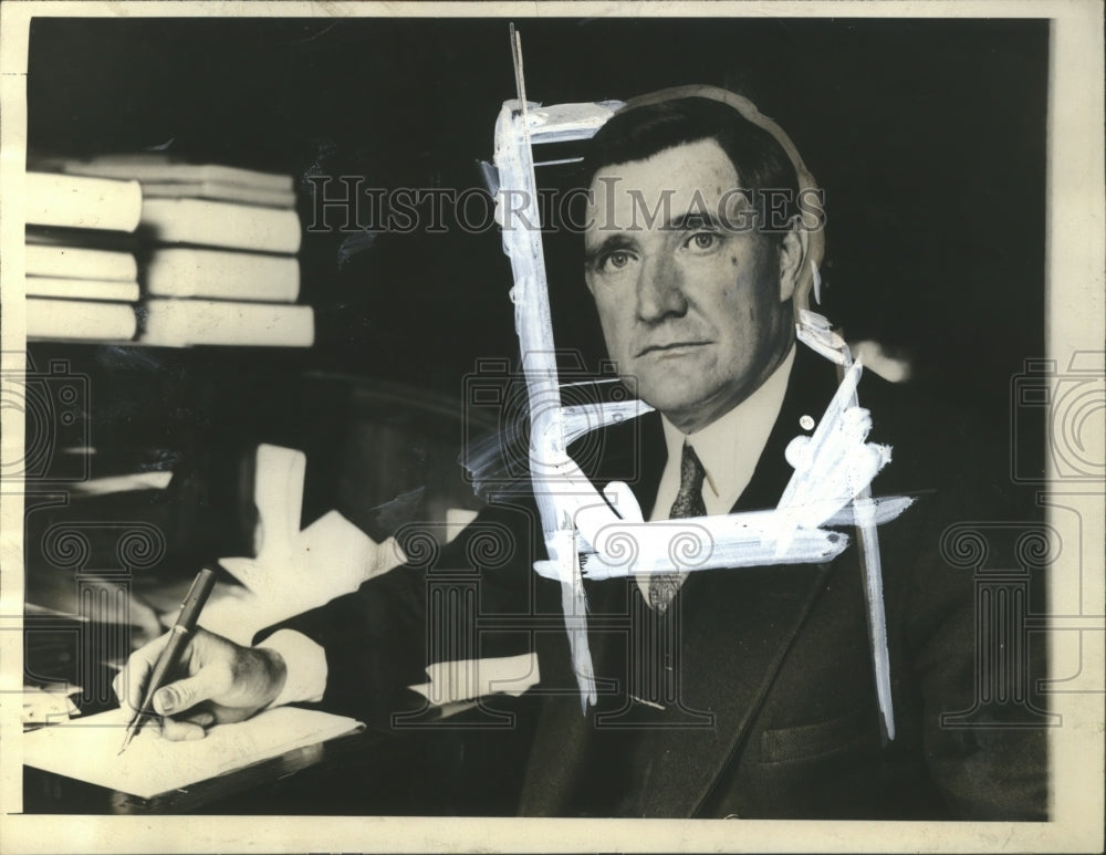 1927 Press Photo P. Scott McBride head of Anti-Saloon League in Washington DC