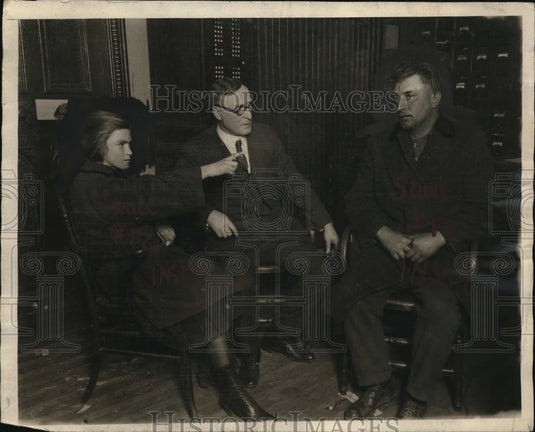 1922 Press Photo Daughter of Kate Mitchell Trostell, Eleanor & Albert Foster
