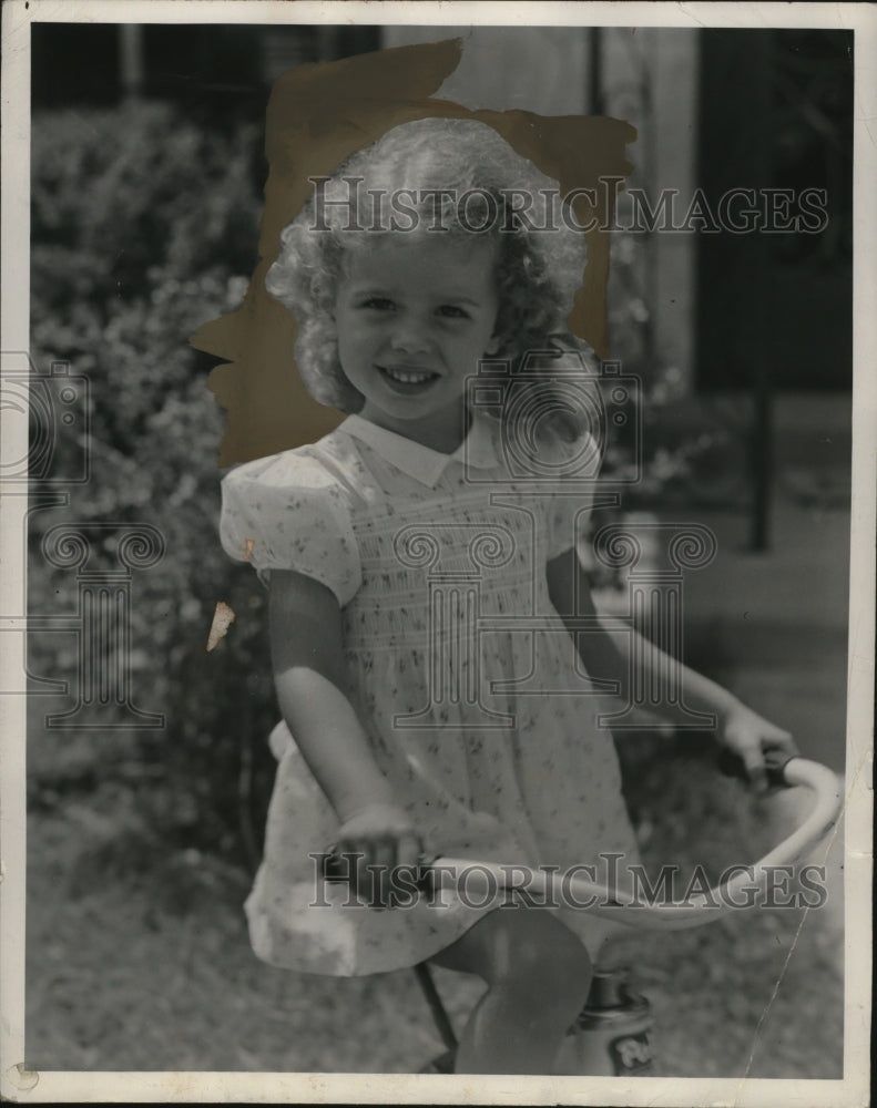 1948 Press Photo Linda Brown, March of Dimes Infantile Paralysis Poster Child