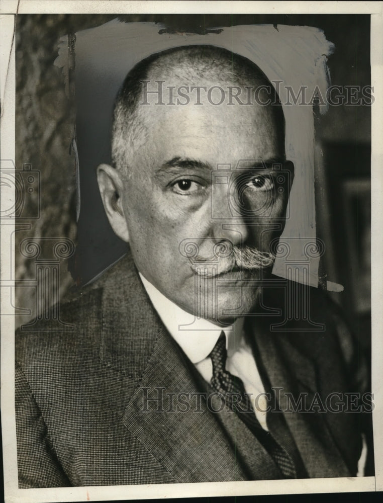 1931 Press Photo Cosme de la Torrienta of the Cuban Revolutionary Council