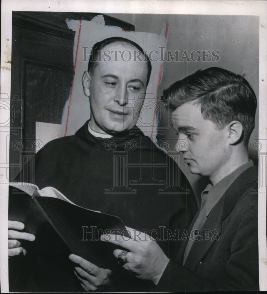 1955 Press Photo Reverend Louis Dion - neo08945- Historic Images