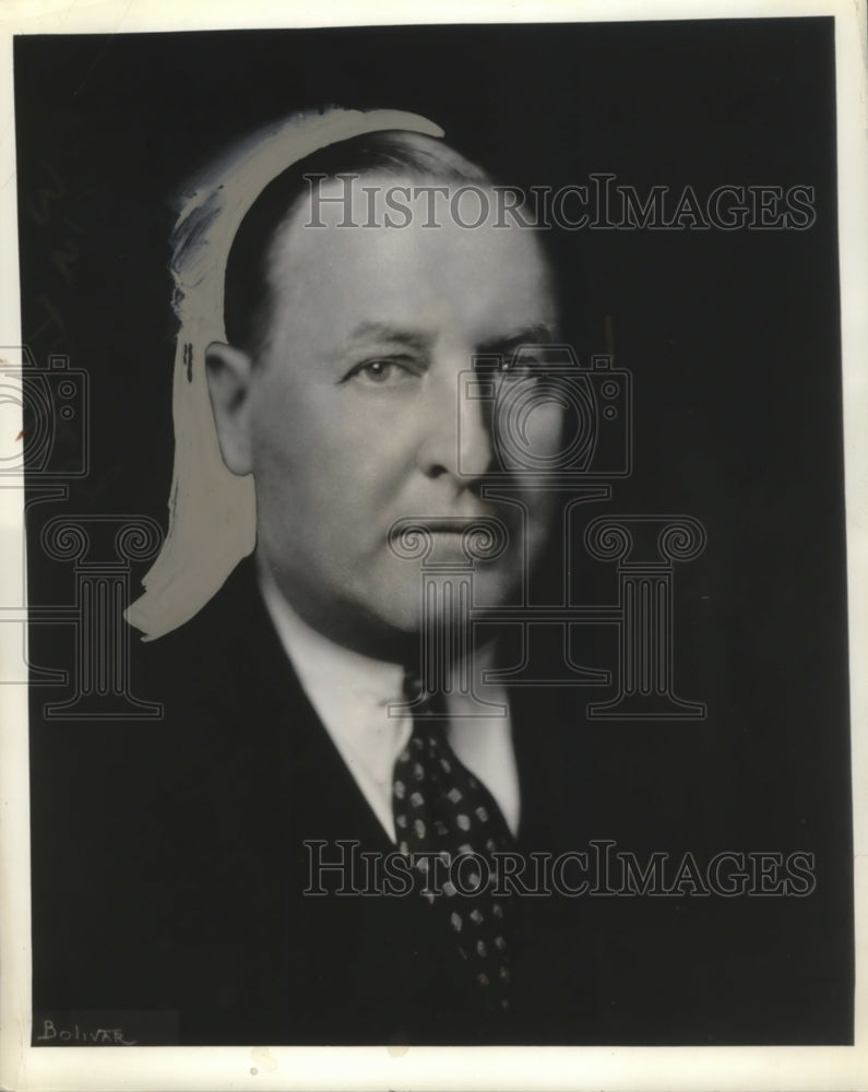 1937 Press Photo Samuel B. Robertson President B.F. Goodrich Co. - neo09004