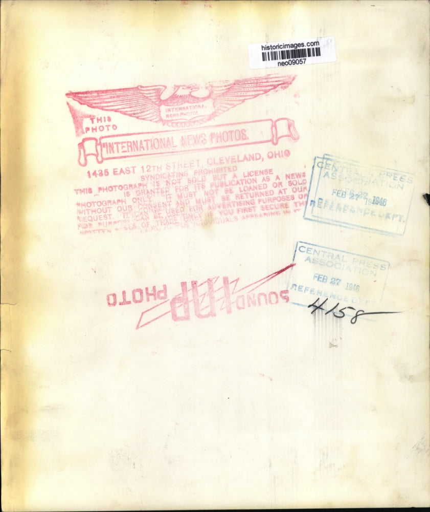 1946 Press Photo Rachel Clarke, Fiancee of Colonel James P.S. Devereux