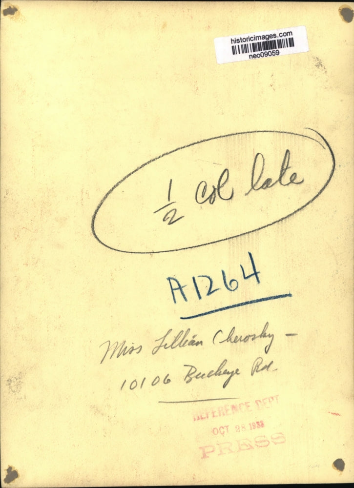 Press Photo Lillian Cherosky - neo09059