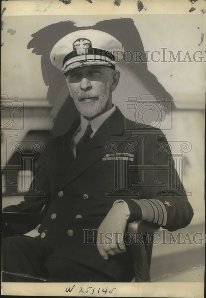 1934 Press Photo Admiral Joseph Mason Reeves, Commander U.S. battle Fleet