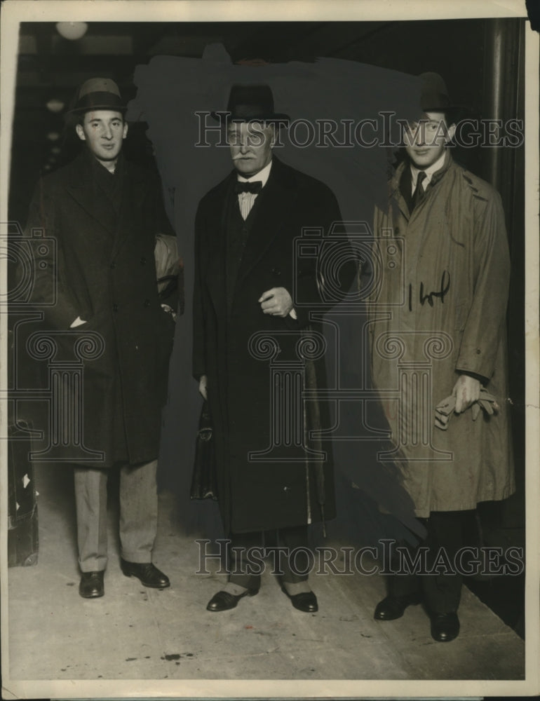 1929 Press Photo Sir Esme Howard, British Ambassador to U S Visits NYC for Conf.