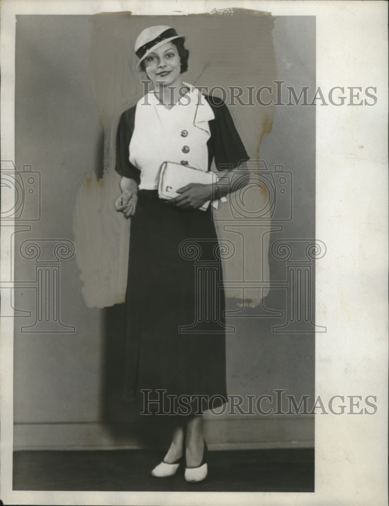1932 Press Photo Grace Sessi of Cambridge, Massachusetts - neo09117