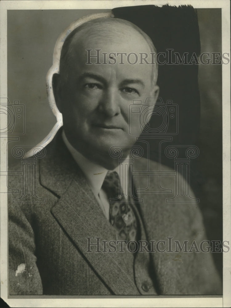 1929 Press Photo H. T. Kendall, pres. Daily Journal Gazette, Mattoon, IL