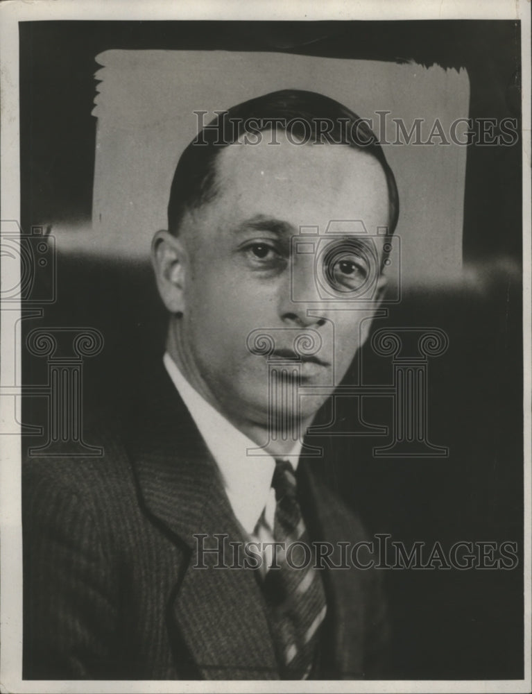 1933 Press Photo Ralph A. Williams - neo09186