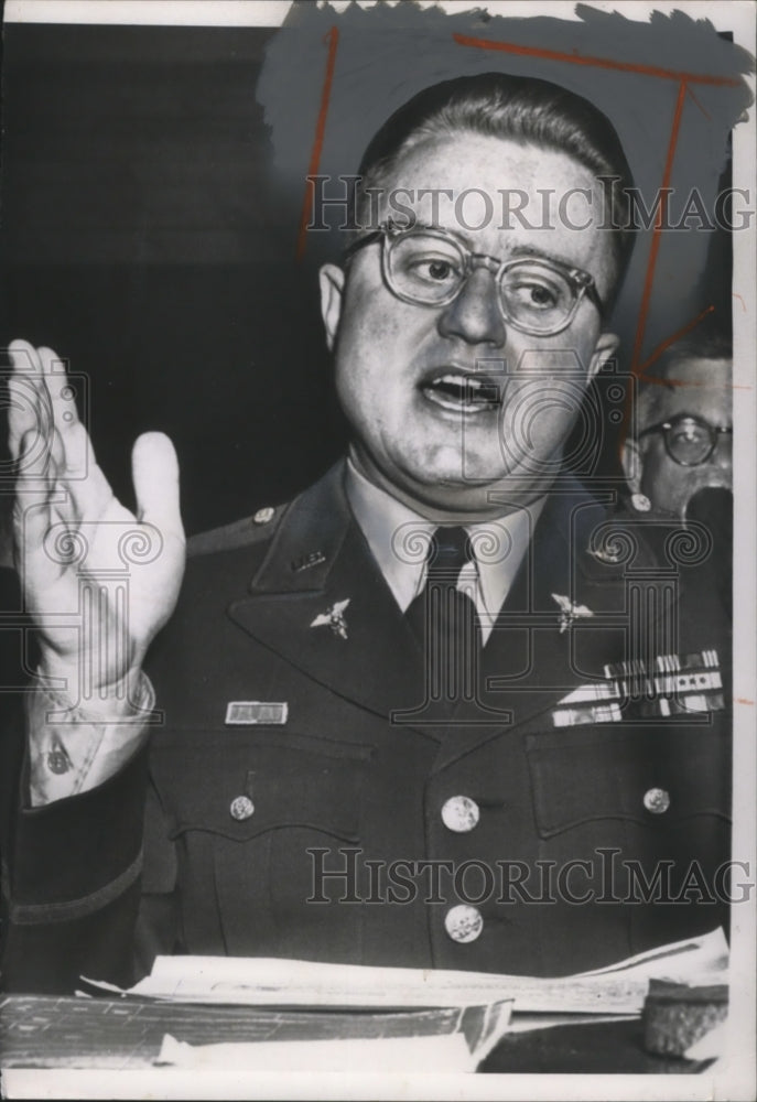 1955 Press Photo Major Floyd E. Van Sickle - neo09268