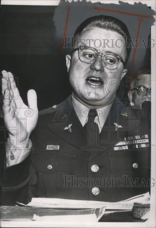 1955 Press Photo Major Floyd E. Van Sickle - neo09268