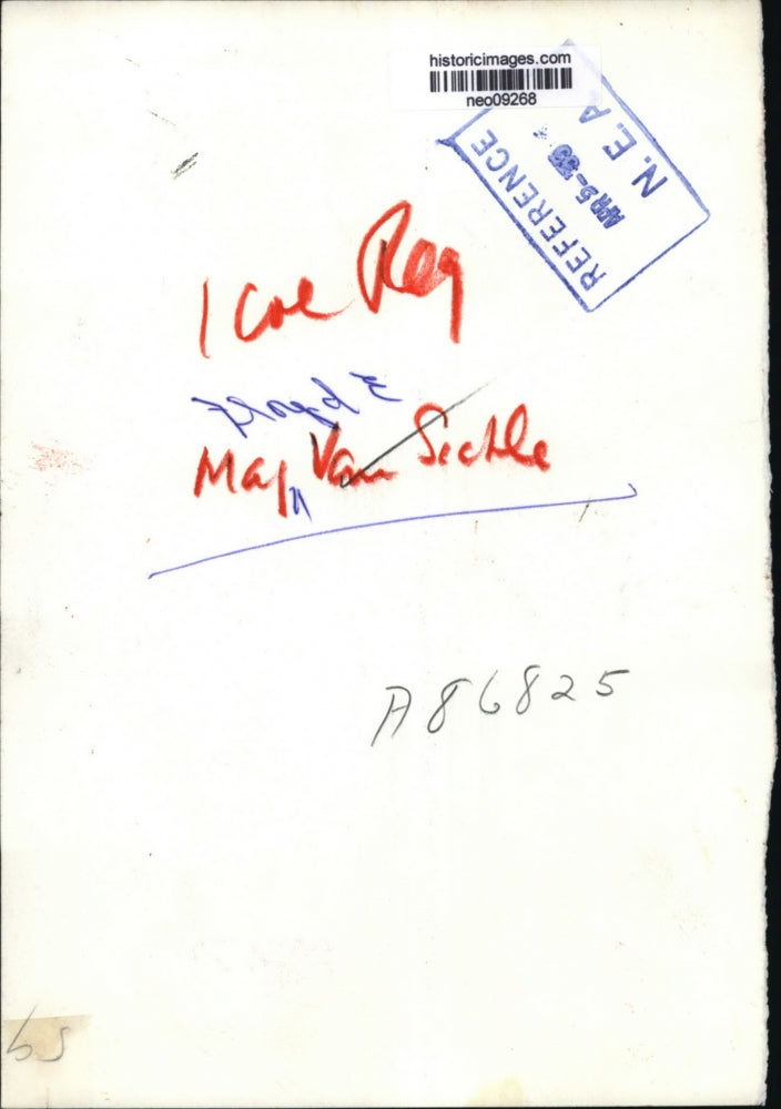 1955 Press Photo Major Floyd E. Van Sickle - neo09268