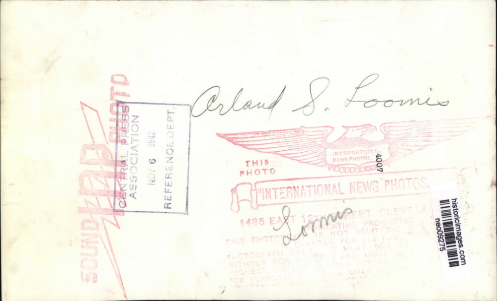 1942 Press Photo Arland S. Loomis - neo09275