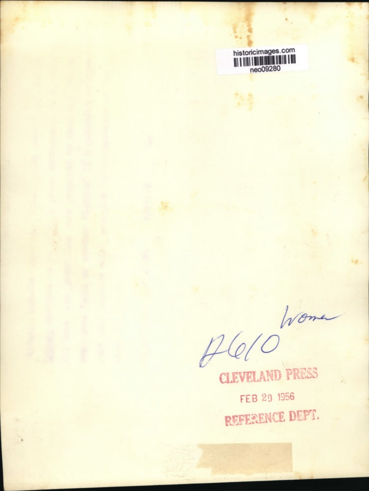 1956 Press Photo Jennie Howell, 109 Years Old, & Great-Granddaughter, California