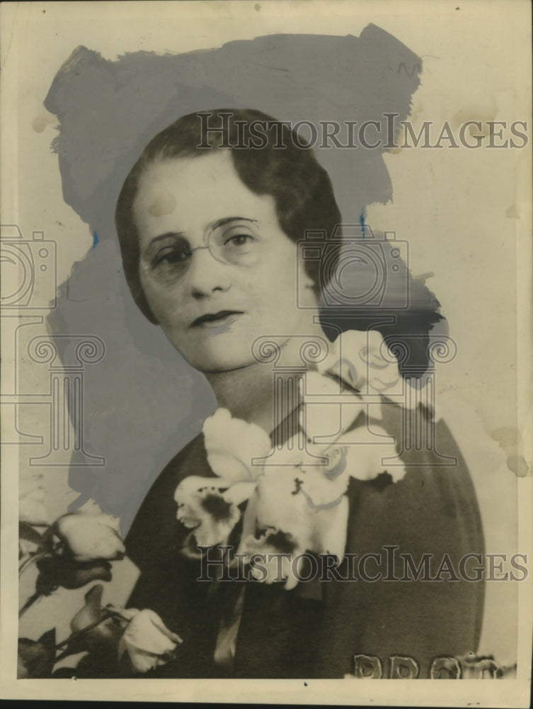 1931 Press Photo Mrs Rose Safarty of Macy's Dept. Store - neo09330