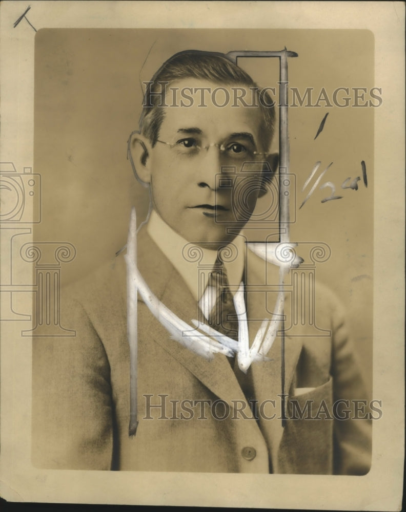 1926 Press Photo Ernest W Rose Rotary International Convention Sports Chairman