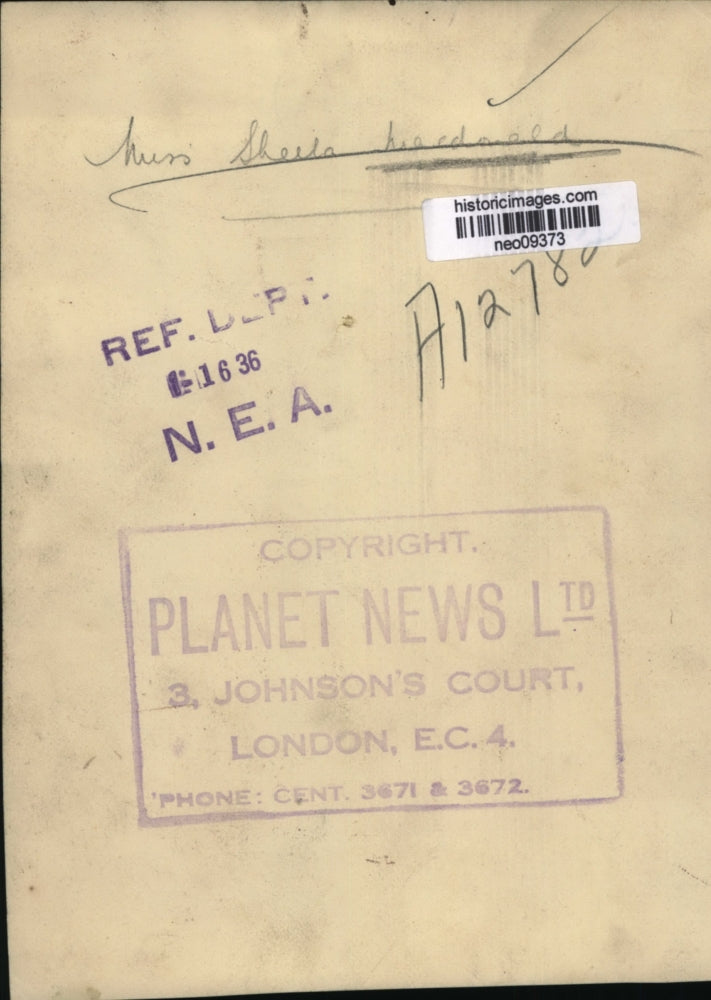 1936 Press Photo Mrs Sheila MacDonald - neo09373