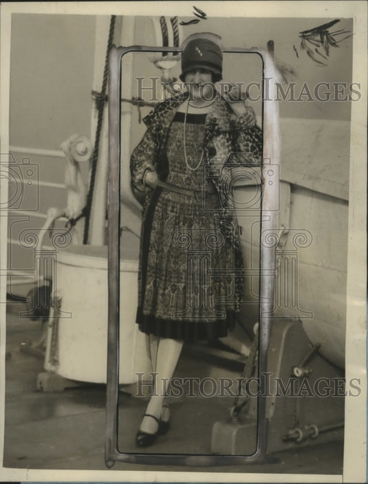 1927 Press Photo Mrs William McAdoo in US Case Against British Steamer