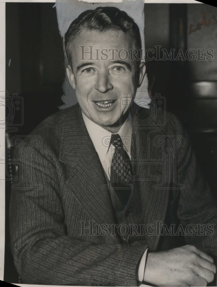 1940 Press Photo James McEntee, Director Civilian Conservation Corps - neo09420