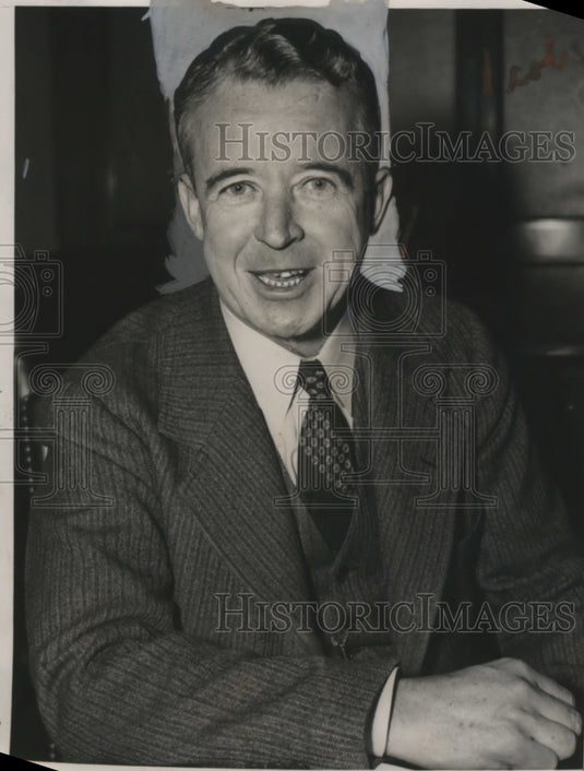 1940 Press Photo James McEntee, Director Civilian Conservation Corps - neo09420