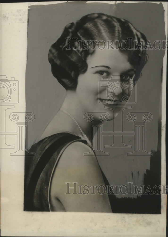 1923 Press Photo Loretta La Flamme, Winner miss Providence, Rhode Island