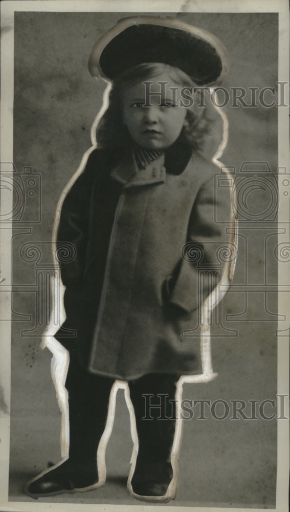 1927 Press Photo Pilot Lester Maitland at Age 4 - neo09440