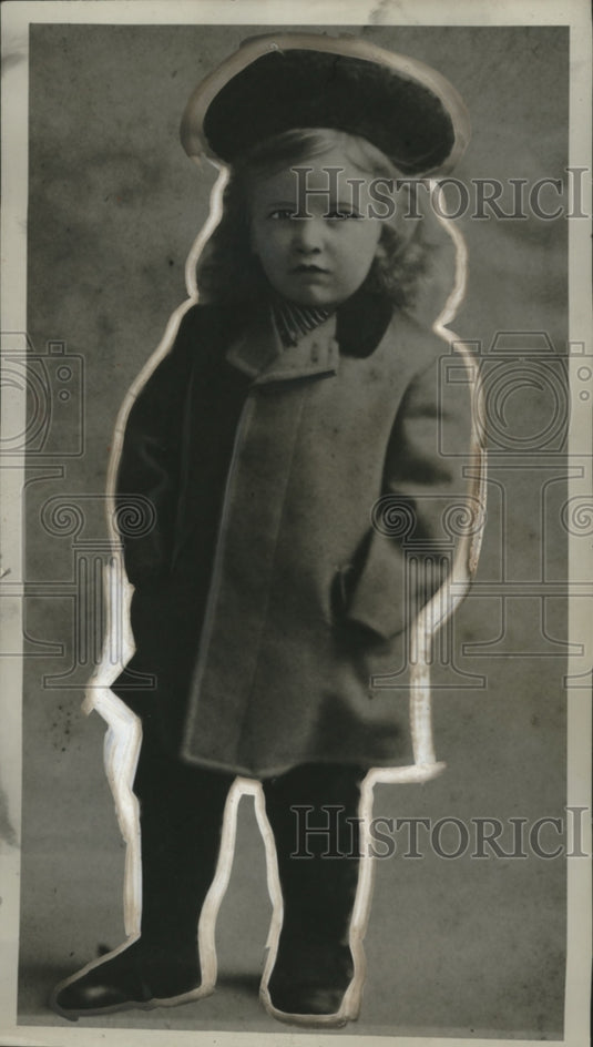 1927 Press Photo Pilot Lester Maitland at Age 4 - neo09440