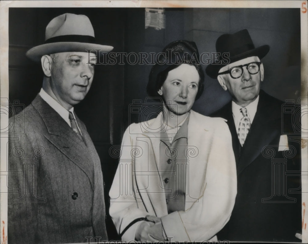 1950 Press Photo John Maragon charged with lying at "5 Percenter" investigation