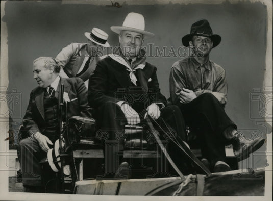 1937 Press Photo James. J. Farley Annual Convention of Elks Bernard Dickmann