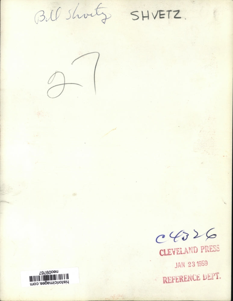 1959 Press Photo Bill Shvetz - neo09767