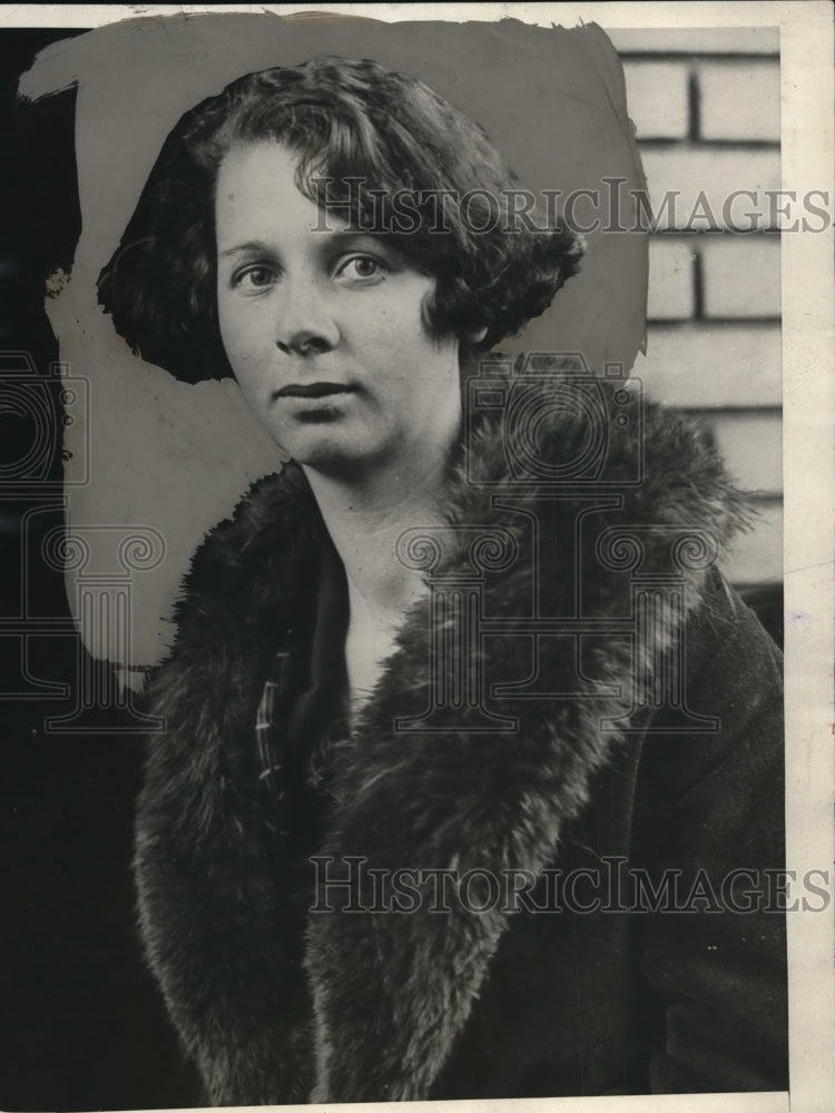 1924 Press Photo Ruth Davis arrested on highway robbery charge - neo09933