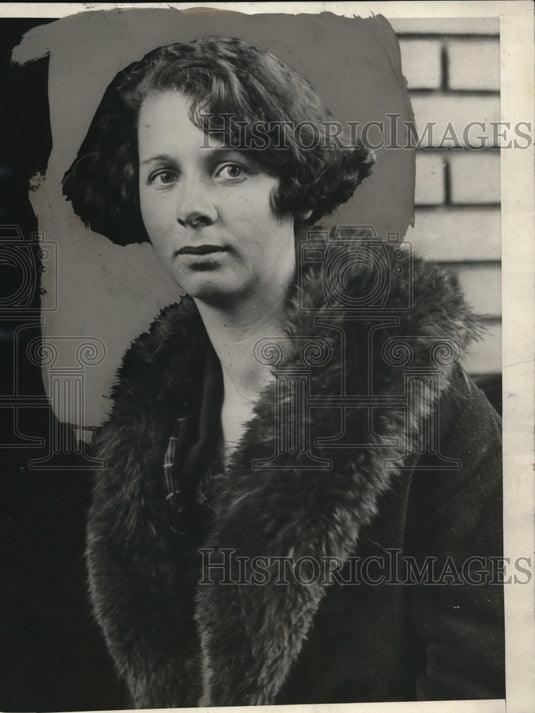1924 Press Photo Ruth Davis arrested on highway robbery charge - neo09933