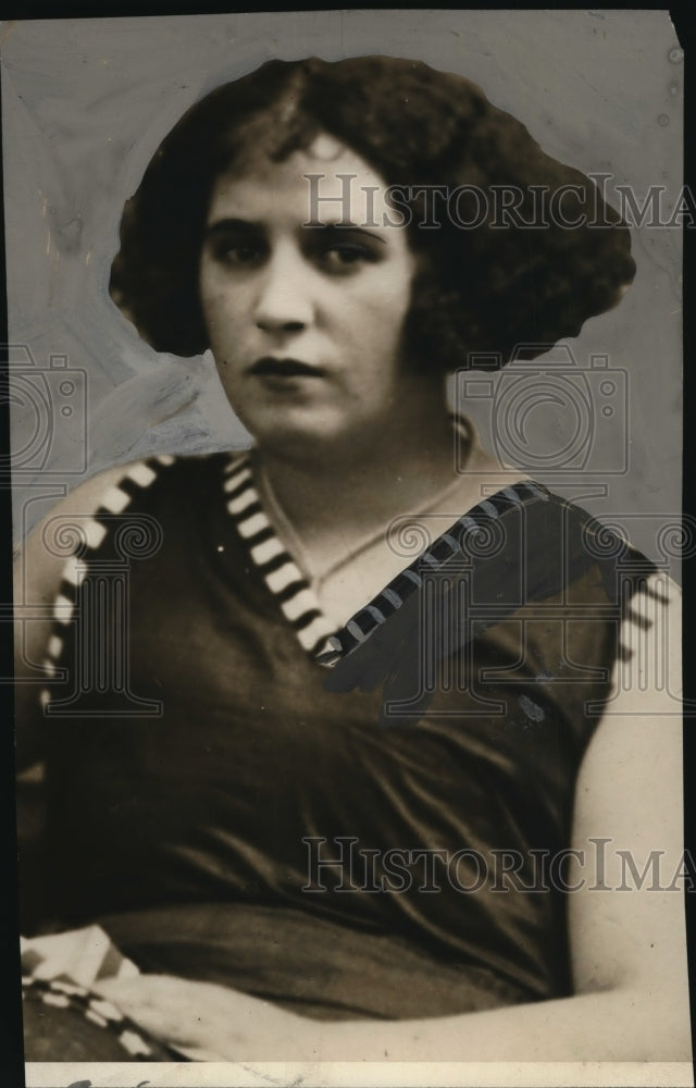 1925 Press Photo Jeannette Hall of New York Missing - neo09967
