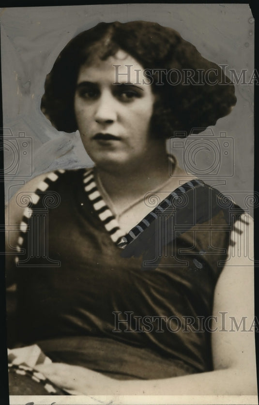 1925 Press Photo Jeannette Hall of New York Missing - neo09967