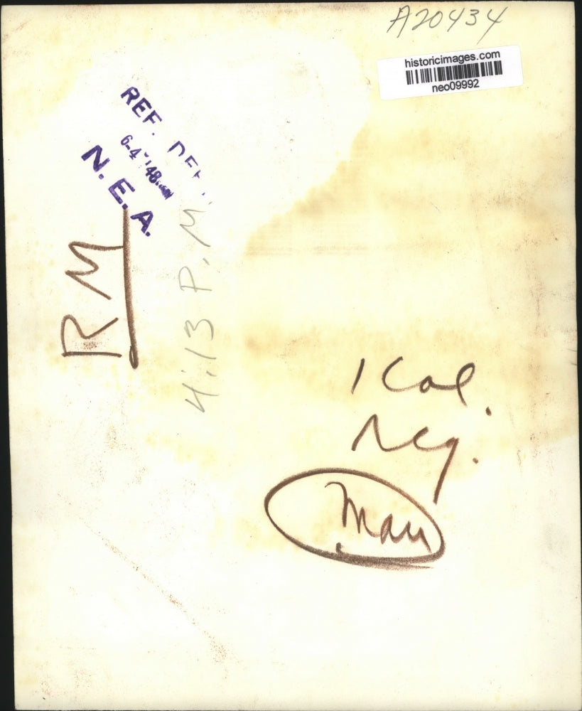 1948 Press Photo Louie Lopez Confesses to Starting Los Angeles Fires - neo09992