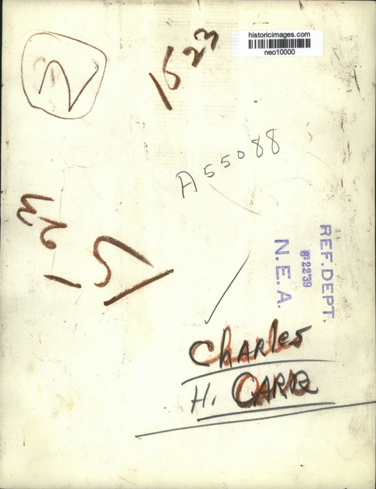 1939 Press Photo Judge Charles H Carr - neo10000