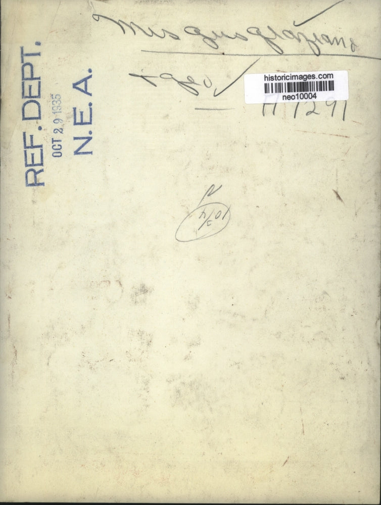 1935 Press Photo Mrs Gus and Baby Geo - neo10004