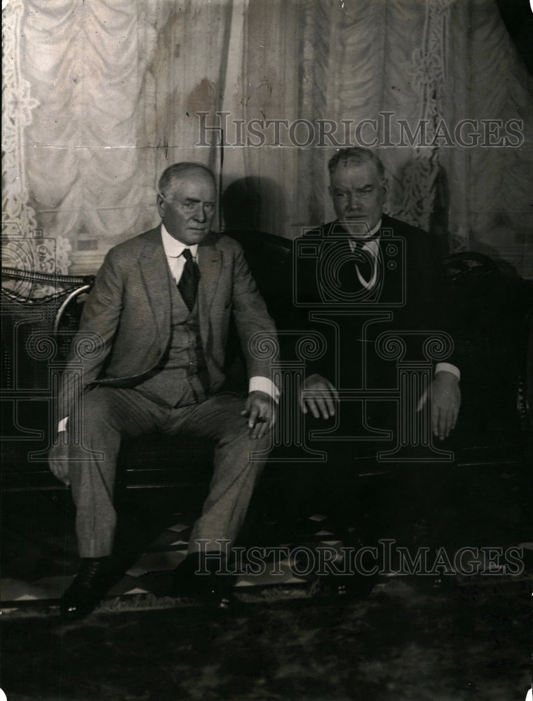 1920 Press Photo Norman E. Mack & ex Sen. James O'Garnman - neo10165