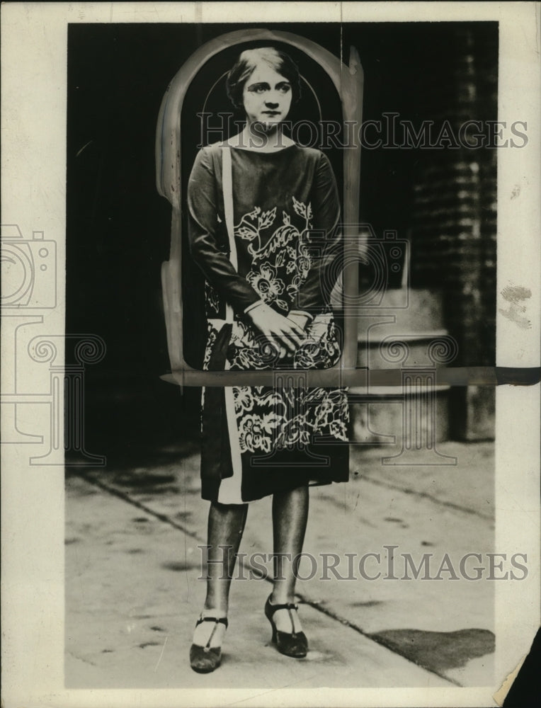 1928 Press Photo Mrs. Luccina Gutras Haarberg Kelloway killed Oakley Harris