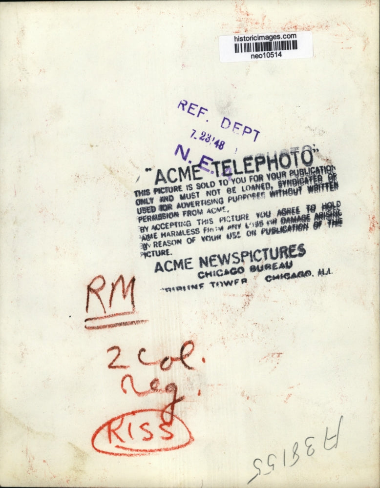 1948 Press Photo Claude Pepper with his wife after announcing Presidential Nomin