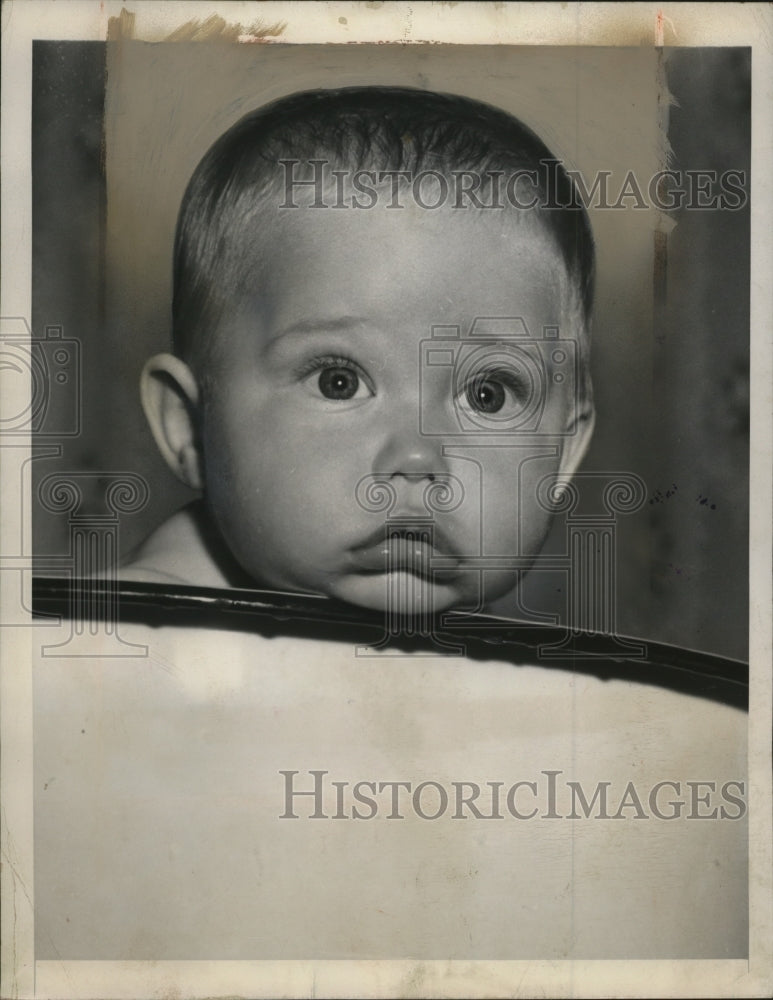 1948 Press Photo Baby Danny Tepke of Freeport, Long Island - neo10626