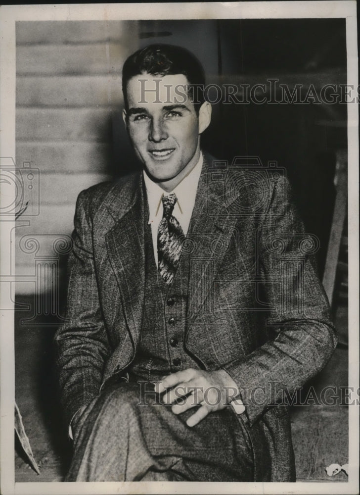 1937 Press Photo Tom Bell Gerogia's Star Boy Farmer - neo10635